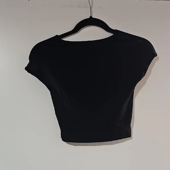 Zara Black Crop Top - Picture 3 of 3